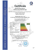 Energy consumption of the certification